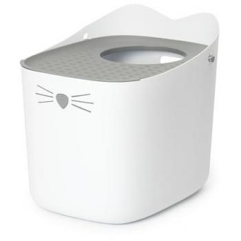 Arenero para Gatos Catit Pixi con Entrada Superior, Blanco