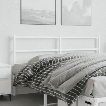 Cabecero de metal blanco 160 cm