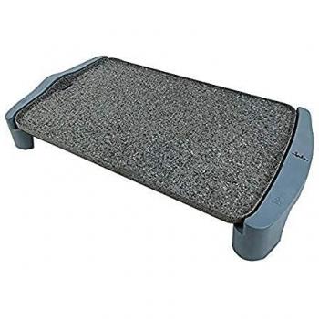 Princess 103110 Table Chef Premium XL 46 x 26 cm Plancha grande para cocinar sin aceite de aluminio fundido con revestimiento antiadherente Asas frías al tacto Termostato regulable 2500 W