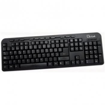 L-Link LL-KB-628M Teclado Multimedia PS/2 Negro