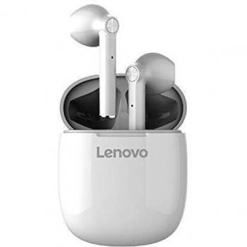 Auriculares Inalámbricos Bluetooth Lenovo HT30 Resistente al Agua IPX5 Color Negro y Blanco