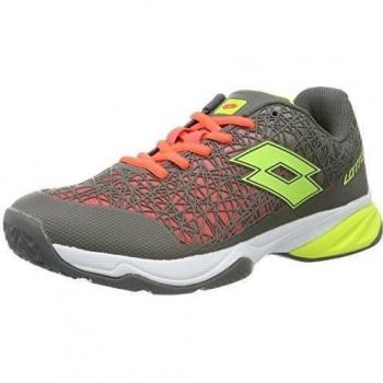 Lotto Viper Ultra II Alr, Zapatillas de Tenis para Hombre, Rojo / Amarillo