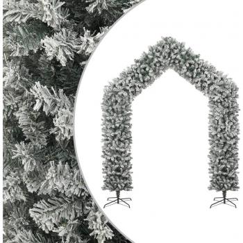vidaXL Christmas Tree Arch with Flocked Snow 270 cm