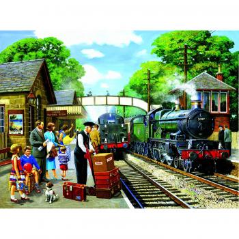 SunsOut 1000-Piece Puzzle: Kevin Walsh's The Train to the Coast