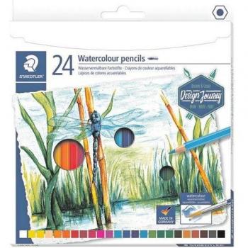 Staedtler 146 10c Pack De 24 Lapices De Colores Acuarelables