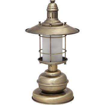 Lámpara de Mesa Industrial Sudan E27 Bronce Cristal 42cm Rabalux