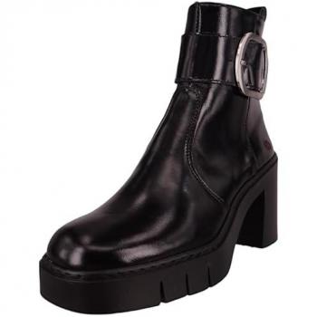 Botines Elegantes con Tacón Art Berna 1979 Nappa Brillante Negro para Mujer - Talla 40