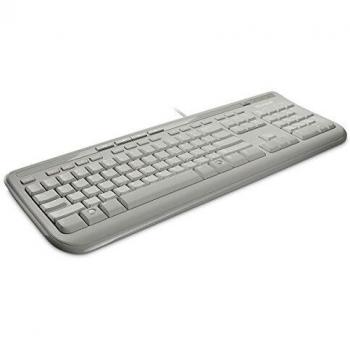 Teclado Alámbrico Microsoft 600 Blanco, USB, Compatible con Windows