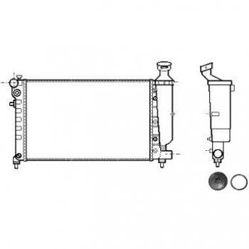 Van Wezel 9002118 radiador de refrigeración del motor