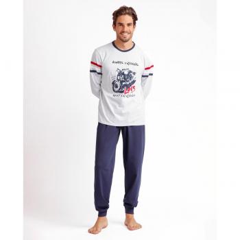 LOIS Pijama Manga Larga Motor para Hombre