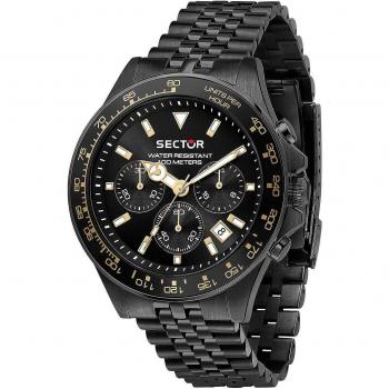Sector No Limits 230 Reloj Hombre, Cronógrafo de Cuarzo - R3273661029 Black
