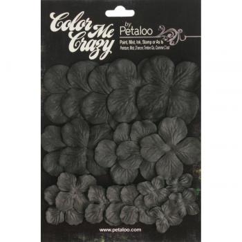Color Me pazzo fiore strati 20/Pkg-lavagna Ortensia