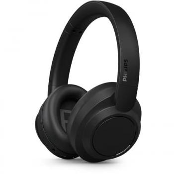 Auriculares Inalámbricos Philips 6000 Series TAH6509BK, Bluetooth con Cancelación Activa de Ruido (ANC), Asistente de Voz, hasta 70 Horas de Reproducción - Negro