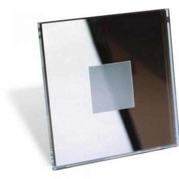 Foco Espejo Cuadrado Fortune, 7,7x3x7,7 cm, Color Plata