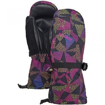 Burton - Manoplas de Gore-Tex para niño, Niños, color negro morse geo, tamaño medium