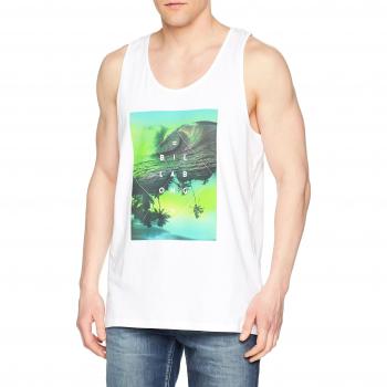 Billabong Cross Section Camiseta de Tirantes, Hombre, Blanco, Large