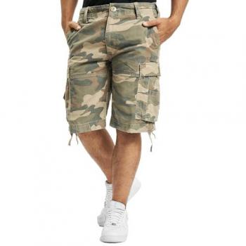 Men's Vintage Cargo Shorts - Beige/Green/Camouflage