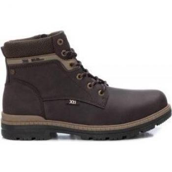 Xti Botines para Hombre 141644 Marrón con Cierre de Cremallera