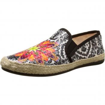 Desigual Taormina Save the Queen, Zapatillas de Estar por Casa para Mujer, Negro