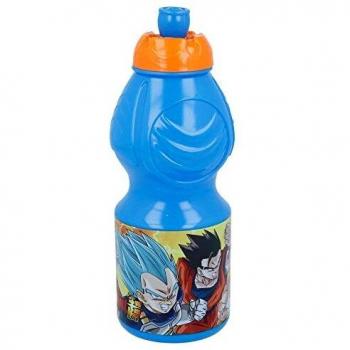 Dragon Ball | Botella De Agua Infantil Con Cierre Antifugas | Cantimplora Reutilizable Para Niños Con Tapón Anti Goteo - Libre De Bpa - 400 Ml
