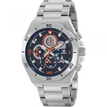 Reloj Marea Hombre Legend B35358/2 - Analógico, Cronógrafo, Movimiento Japonés, Caja de Acero 43mm, Sumergible 100m