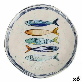 Plato Llano La Mediterránea Peixe Brillo (6 Unidades)