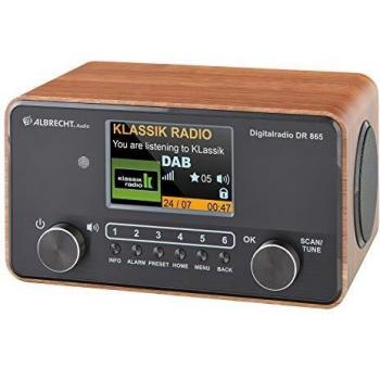 Radio Digital DAB+ y FM para Personas Mayores con Pantalla de 4 - Albrecht DR 865