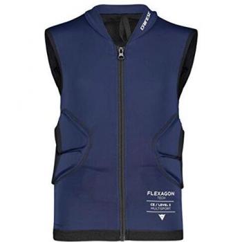 Chaleco Protector Dainese Snow Scarabeo Flexagon Unisex XL Negro Iris / Stretch Limo