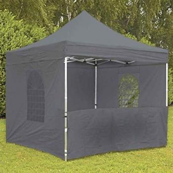 Demi-Mur Gris de 4m para Carpa Plegable Mob Event Pro