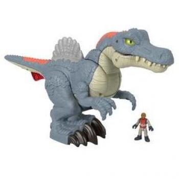 Dinosaurio de Juguete Imaginext Jurassic World Grande con Luces y Figura para Niños Fisher Price