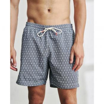Bañador Bequia marino de hombre tipo bermuda con estampado