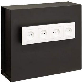 Arregui - Socket Caja Fuerte Camuflada Tras Placa de Enchufes, Caja Fuerte Empotrable en Pared, Caja de Seguridad Camuflada, Caja Fuerte Invisible