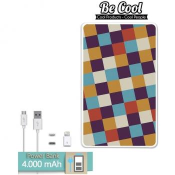 Becool® - Batería Externa Power Bank 4000 mah + Gratis 1 cable USB-MicroUsb