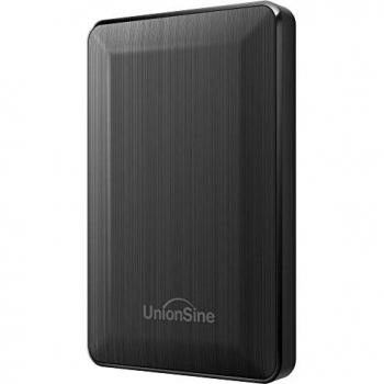 UnionSine Ultra Slim Disco Duro Externo Portátil 2.5 320GB, USB3.0 SATA HDD Almacenamiento para PC, Mac, MacBook, Chromebook, Xbox, PS4