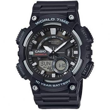 Casio Reloj Analogico-Digital para Hombre de Cuarzo con Correa en Resina AEQ-110W-1AVEF