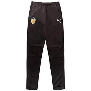 PUMA Valencia CF Temporada 2020/21-Training Pants Jr with Zipped Pocket Pantalón, Niño, Negro, 152
