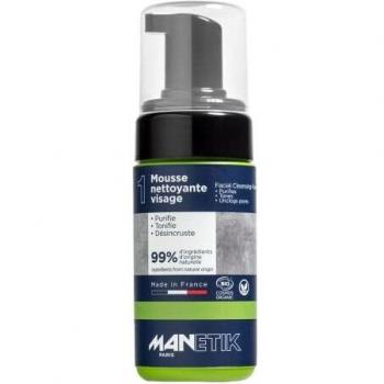 MANETIK Organic Facial Cleansing Foam - 100 ml - Purifying & Tonifying with Aloe Vera