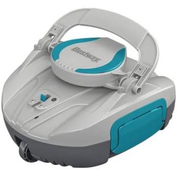 Robot limpiafondos automático AquaTronix G100 para piscina de hasta 18 m², recargable y sin cables