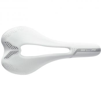 Selle Italia SLR Flow Sillín, Hombre, Blanco, S3