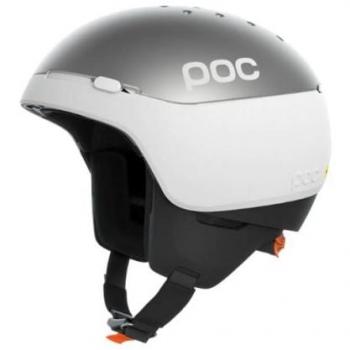 Casco de esquí POC Meninx RS MIPS Argentite Silver Matt, tamaño M-L, color gris plateado
