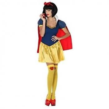 Atosa disfraz princesa de cuento mujer adulto amarillo XS