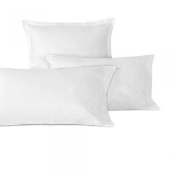 Funda Almohada Infantil 40x60 cm Blanco, 100% Algodón, Calidad 150 TC, Fabricado en España