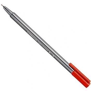 Rotulador Triplus Fineliner Staedtler Rojo 334-24