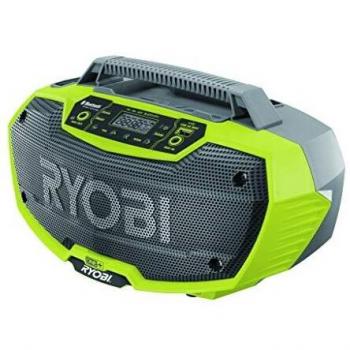 Ryobi Radio estéreo con batería de 18 V con Bluetooth® R18RH-0