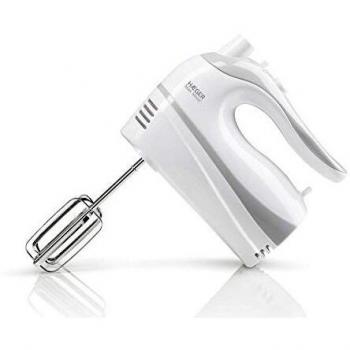 Batidora de Repostería Haeger Max Mixer 500W con 5 Velocidades, Función Turbo y Varillas Batidoras y Amasadoras Incluidas
