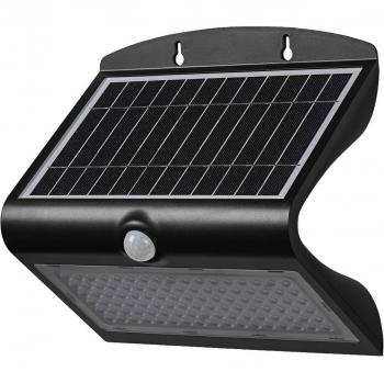 Proyector LEDVANCE Endura Flood Butterfly Solar 8W con Sensor de Movimiento y Luz, Negro, 850lm, Recargable y Ecológico
