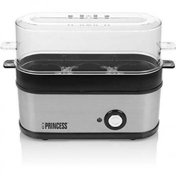 Princess 262043 Cocedor para 3 huevos, acero inoxidable