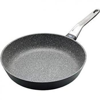 Sartén de aluminio fundido antiadherente KitchenCraft Master Class (inducción, 28 cm, color gris)