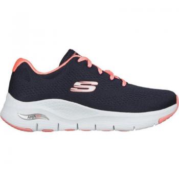 SKECHERS 149057 Zapatillas casual de mujer azul marino y rosa
