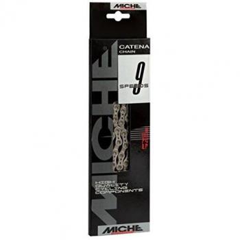 Miche CH090B0000000 Cadena Estrecha, Unisex Adulto, Gris, 9 Velocidades